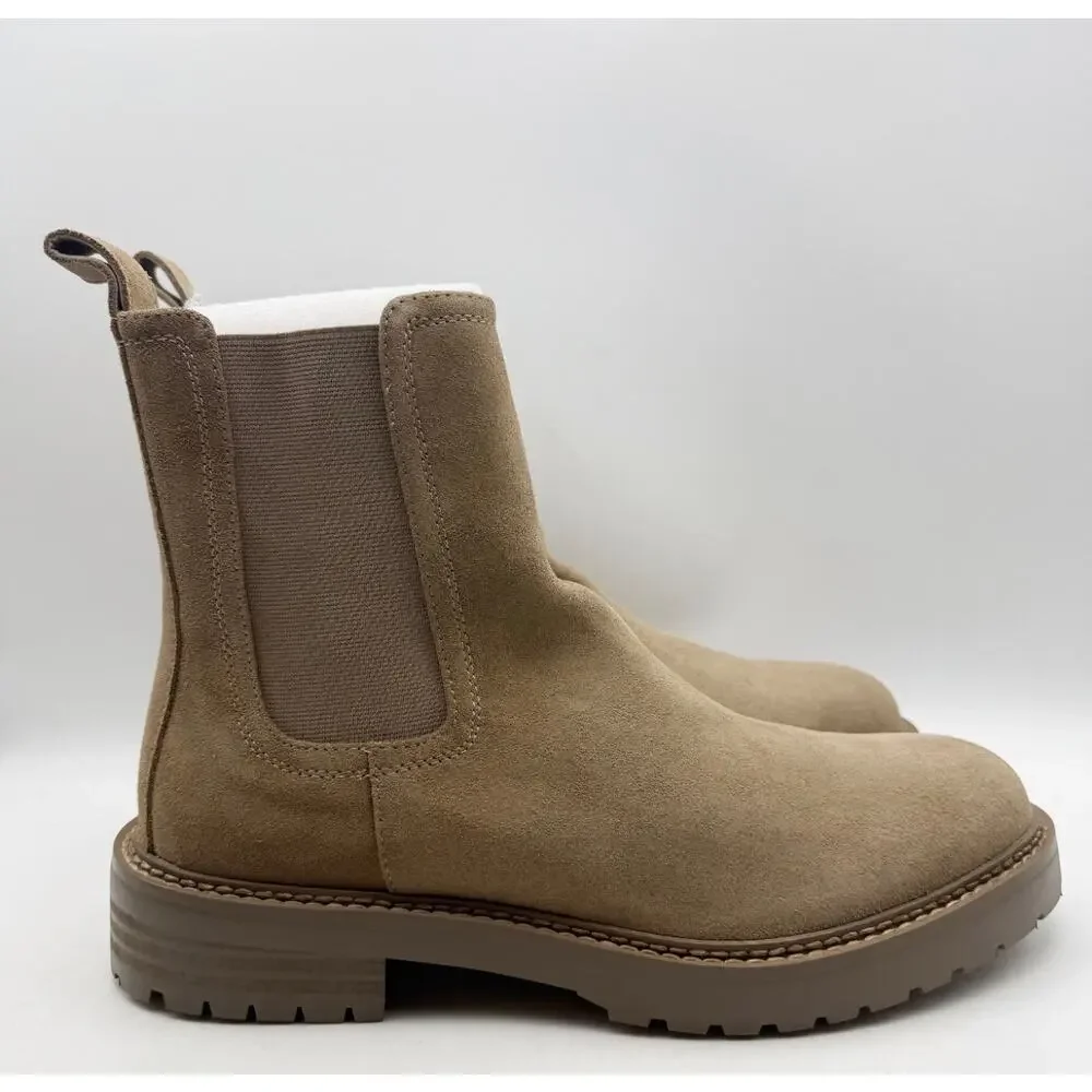 Saint Morta Men's Chunky Chelsea Boots Size 9 EU 43 Mocha Brown NIB